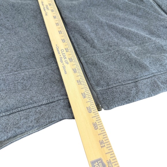 The North Face Fleece‎ Jacket Full Zip Logo Pocket Gray/Red Pre-Owned Mens XXL - Picture 9 of 13